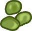 Broadbeans (fava beans), mature seeds, raw