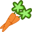 Carrots, frozen, cooked, boiled, drained, without salt