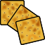 Crackers, standard snack-type, sandwich, with peanut butter filling